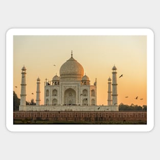 Taj Mahal at Sunset 01 Sticker